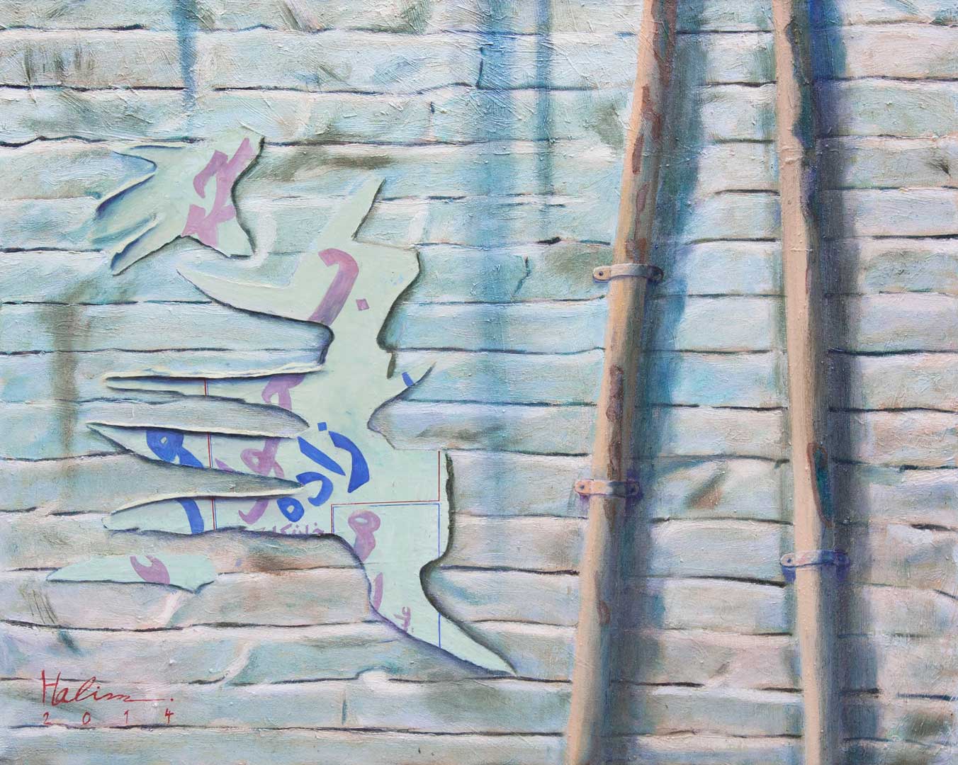 Hamid Halimis wall collection